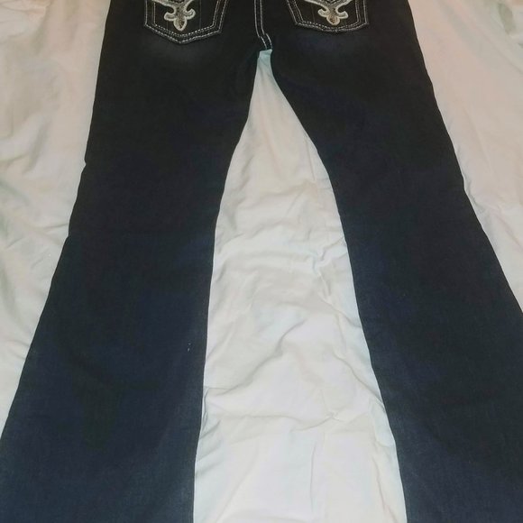 LIKE NEW ROCK REVIVAL EVELLA BOOCUT 32x33 - Picture 3 of 8